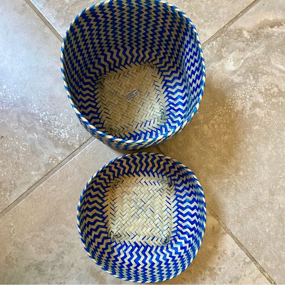 🆕 Handmade Lidded Palm Leaf Basket - Picture 4 of 10